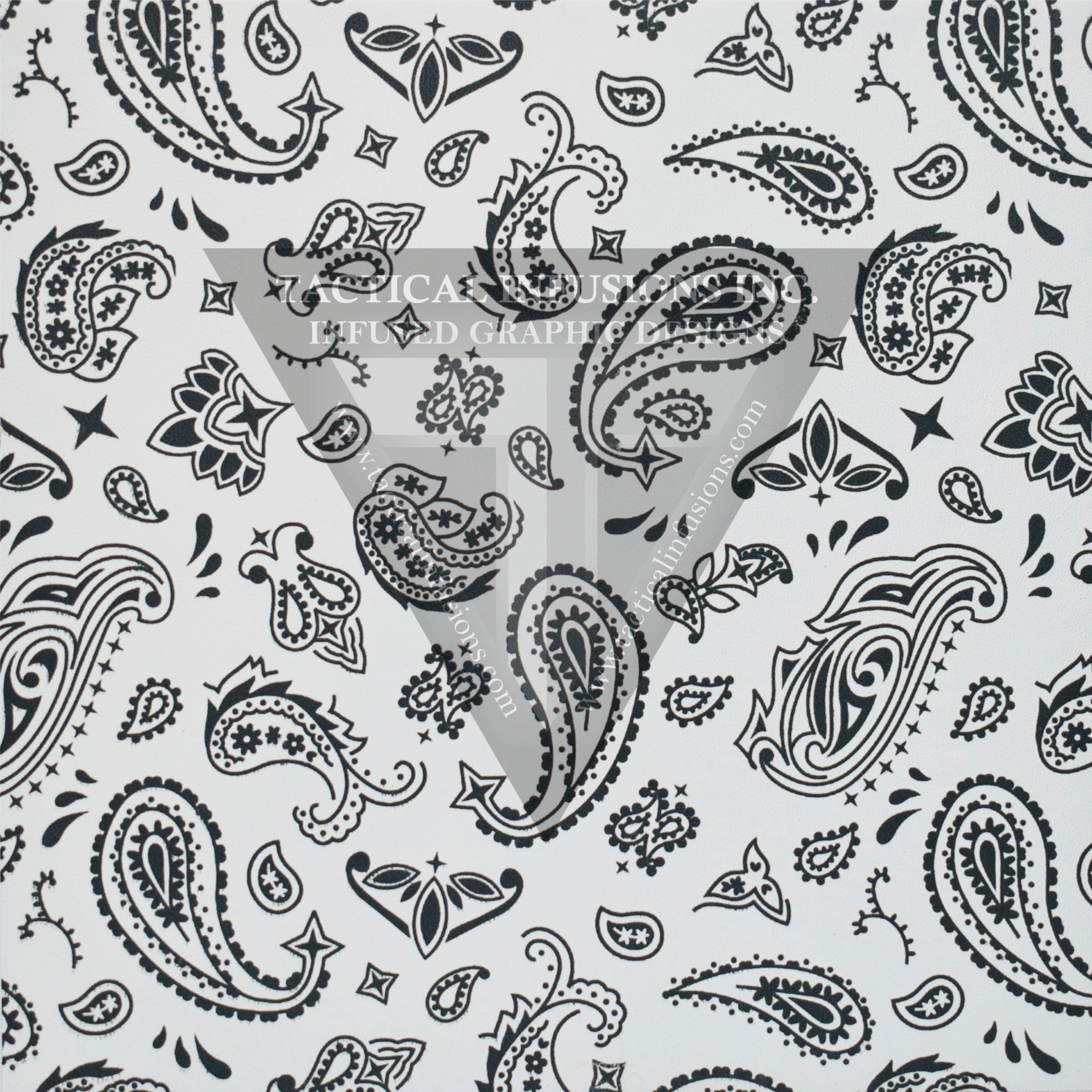 Paisley Black Pattern(Shown on White) .080